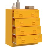 vidaXL Komoda boja senfa 67 x 39 x 83 cm čelični | shoptok.hr