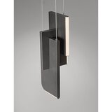 Nova Luce Svetlo siva kovinska LED zatemnitvena viseča svetilka Totem – | Shoptok.si