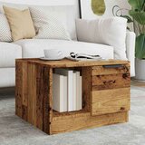 vidaXL Stolić za kavu boja staro drvo 50x50x36 cm konstruiranog drva | shoptok.hr