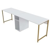 Hanah home Twin Study Desk - White pisalna miza, (21293116) | Shoptok.si