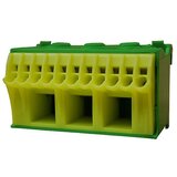 HAGER PE terminalni blok (Broj utičnih elemenata: 14 Kom., Zeleno-žute boje) | shoptok.hr