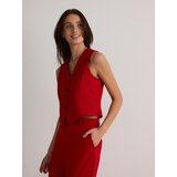 Reserved Prsluk od sakoa - crvena | shoptok.hr