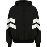 Urban Classics Women's Crinkle Batwing Jacket blk/wht | Shoptok.si
