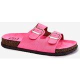 Boto Women's Slippers With Buckles Neon Pink Oliena | shoptok.hr