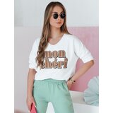 DStreet Bluzka damska oversize z nadrukiem CHERINO biała | shoptok.hr