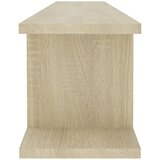  Zidne police 2 kom boja hrasta 105x18x20 cm konstruirano drvo | shoptok.hr