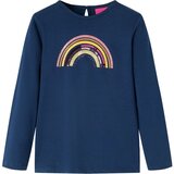 vidaXL Dječja majica dugih rukava modra 128 | shoptok.hr
