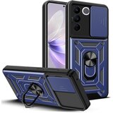 INORCO Za vivo V27e 4G PC+TPU telefonska torbica, drsna zaščita leč, odporen na udarce, stojalo za telefon, pokrovček, (22037020) Cene