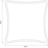  Presvlaka za jastuk 6 pcs HOUTEN Tamnosiva 70 x 70 cm Bouclé | shoptok.hr