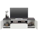 CARRYHOME TV-ELEMENT bela, temno siva | Shoptok.si