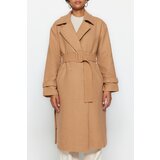 Trendyol Mink Belted Oversize Cachet Coat | ePonuda.com
