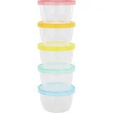 Maxi Fun Colors skledica s pokrovčkom 5x250 ml