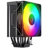 CPU hladnjak RAMPAGE OCTAGON C70 Black 63CFM 12cm ARGB Temperature Display AM5/LGA1700 Compatible Air Cooled Fan, 41402 | Eponuda.ba