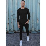 DStreet Sweter męski klasyczny czarny Cene
