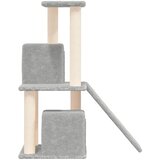  Penjalica za mačke sa stupovima za grebanje svjetlosiva 82 cm | shoptok.hr