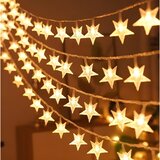 IZMAEL LED Girlanda 6 m (40 LED žarnic) USB – Zvezde - Bela Cene
