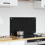  Kuhinjski zid Crna 70 x 40 cm Staklo otporno na udarce | Eponuda.ba