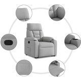  Naslonjač na podizanje od tkanine oblačnosivi | shoptok.hr