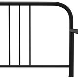  Za krevet na razvlačenje crni metalni 90 x 200 cm | shoptok.hr