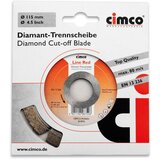 Cimco Diamanttrennscheibe D=115mm 208752: diamantna rezalna plošča premera 115mm 208752., (20786574) Cene