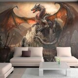  Samoljepljiva foto tapeta - Dragon castle 98x70 Cijene
