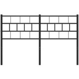  Kovinsko posteljno vzglavje črno 140 cm, (20952897) | Shoptok.si