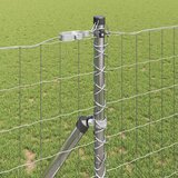  Vanjska Euro ograda za fiksiranje u tlo 10 x 1,2 m Srebrna | shoptok.hr