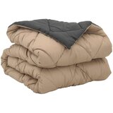 Puni pokrivač za cijelu godinu Antracit i taupe 220 x 155 cm | shoptok.hr