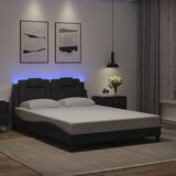  Okvir kreveta Viana s LED-om bez madraca crni 140 x 200 cm | Eponuda.com
