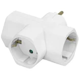 razvodnik t 3 uticnice 16A beli