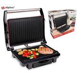 Alpina električni žar Grill, 1000W, črna rdeča | Shoptok.si