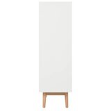 home24 VISOKA KOMODA, bela, barve hrasta | Shoptok.si