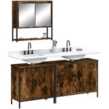 vidaXL 3-dijelni set kupaonskog namještaja boja hrasta drveni | shoptok.hr