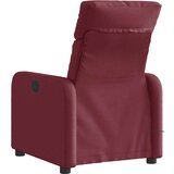 vidaXL Električni masažni naslonjač od tkanine crvena boja vina | shoptok.hr