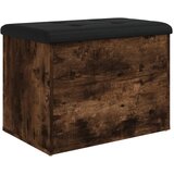  Klupa za pohranu boja hrasta 62x42x45 cm od konstruiranog drva | Eponuda.com