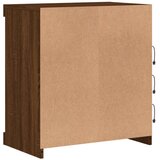  Komoda s LED svjetlima boja smeđeg hrasta 60,5x37x67 cm | Eponuda.com