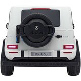  Licencirani auto na akumulator Mercedes Benz G63 AMG XXL 4x4 - dvosjed - bijeli | shoptok.hr