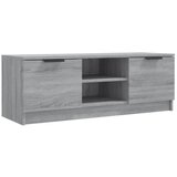 vidaXL TV omarica siva sonoma 102x35x36,5 cm inženirski les, (20731162) | Shoptok.si