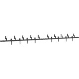  za klizna vrata 427 cm čelični crni | shoptok.hr
