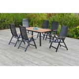 Gardenson VRTNA GARNITURA ASTROS aluminij barve grafita, naravne barve Cene