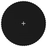 vidaXL Skakalna podloga iz blaga črna za 3,66 m okrogel trampolin, (20989563)