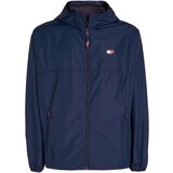 Tommy Jeans Prehodna jakna 'Chicago ' mornarska / rdeča / bela | Shoptok.si