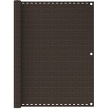 vidaXL Balkonski zastor smeđi 120 x 600 cm HDPE | shoptok.hr