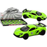 Metalni sportski autić za igru 1:32 Friction Drive - zeleni | shoptok.hr
