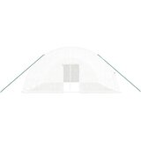  Staklenik s čeličnim okvirom bijeli 48 m² 8 x 6 x 2,85 m | shoptok.hr