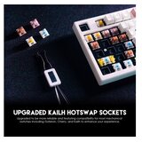 Fantech tastatura mehanička Gaming MK910 RGB Vibe Maxfit 81 Vibrant Utility Wireless (Yellow switch) | Eponuda.com
