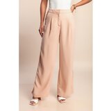 Fenzy Elegantne Hlače Širokih Nogavica, Ružičaste | shoptok.hr