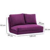  Dvosjed na rasklapanje Taida 185x120cm Ljubičasta | Eponuda.ba