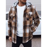 DStreet Kurtka męska z kapturem beżowa | Shoptok.si