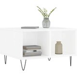  Stolić za kavu sjajni bijeli 60x50x36,5 cm konstruirano drvo | shoptok.hr